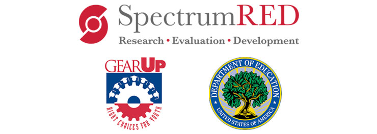 GEAR UP SpectrumRED and U.S. Department of Education logos